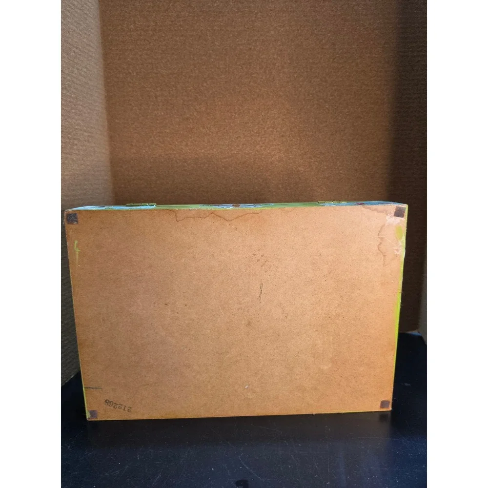 Grateful Dead Wooden Stash Box Dancing Bears Terrapin Station Psychedelic